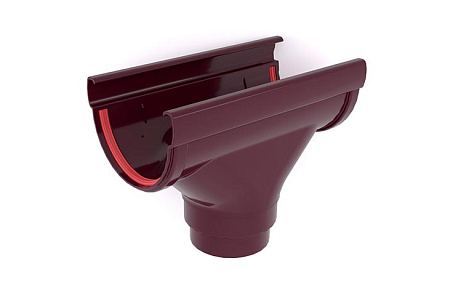 Воронка ПВХ Grand Line 135/90 мм, RAL 3005 красное вино