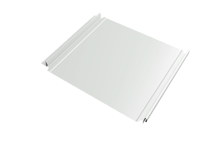 Кликфальц Double Pro Grand Line 0,45 Drap TX с пленкой на замках RAL 9003 сигнальный белый