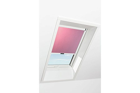 Штора рулонная дневного света Roto ZRE M в кассете, 94x140, роза