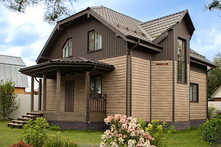 Металлочерепица Гранд Лайн / Grand Line, коллекция Kredo, 0.5 PurLite Matt Zn180, цвет RR 32 (темно-коричневый) Металлочерепица Гранд Лайн / Grand Line, коллекция Kredo, 0.5 PurLite Matt Zn180, цвет RR 32 (темно-коричневый)