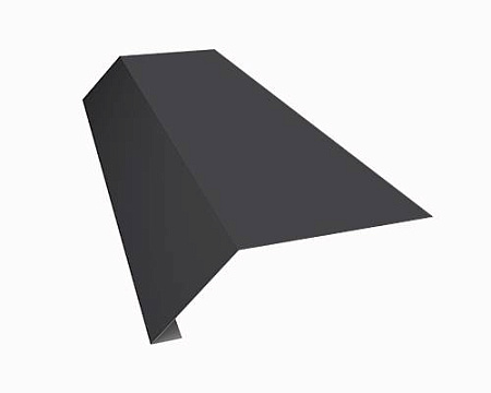 Карнизная планка Docke капельник, 2000мм РЕ Ral 9004 (черный)