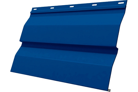 Металлический сайдинг Гранд Лайн / Grand Line профиль Корабельная доска, PE 0.45, цвет Ral 5005 (сигнально-синий)