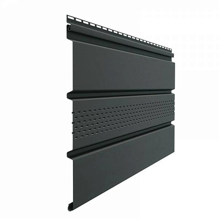 Софит Docke Premium с центральной перфорацией, 3.0*0.305 м, графит