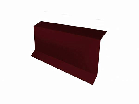 Планка примыкания в штробу 60 мм Grand Line (Гранд Лайн), покрытие Satin Matt 0.5, цвета по каталогу RAL и RR
