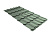 Волновой профиль Grand Line Kvinta plus, 0,45 PE, Zn 100, RAL 6019 бело-зеленый