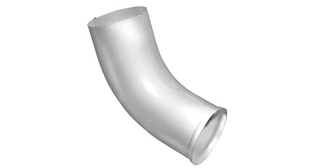 Колено водостока 100 мм Гранд Лайн Grand Line PU, цвет Ral 9003 (белый)