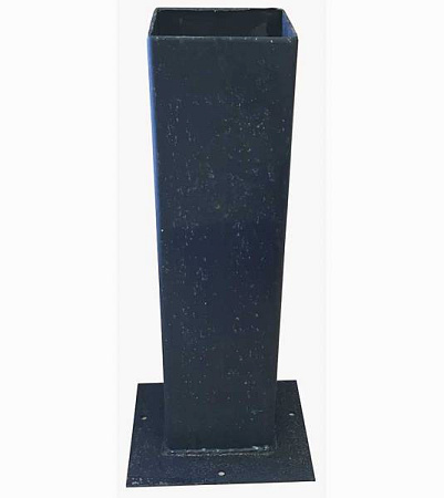 Закладная для столба (армирующий профиль) Holzhof Woodstyle / Хольцхоф (фактура дерева), 300х79х79 мм, цвет коричневый Закладная для столба (армирующий профиль) Holzhof Woodstyle / Хольцхоф (фактура дерева), 300х79х79 мм, цвет коричневый