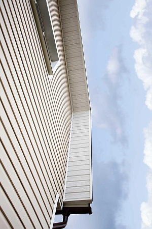 Софит Grand Line Classic перфорированный, 3.00*0.303 м, серый графит