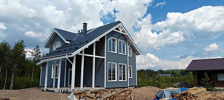 Фиброцементный сайдинг FCSPRO Вуд Клик, 3000x190x10 мм, F15 (Северный океан)