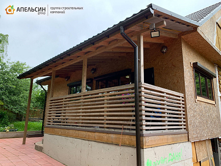 Монтаж металлосайдинга + металлочерепицы Grand Line д. Куйвози