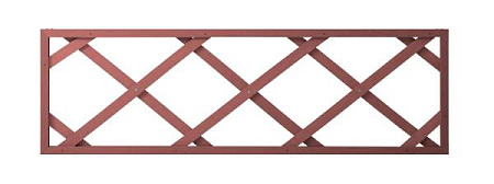 Шпалера из ДПК в раме Модель 1 GRINDERDECO, 460х1500 мм, мербау