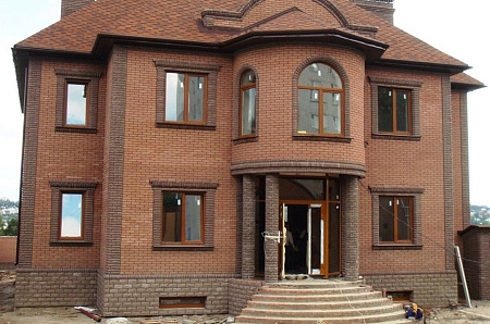 Фасадные панели Альта Профиль Венецианский камень, персиковый