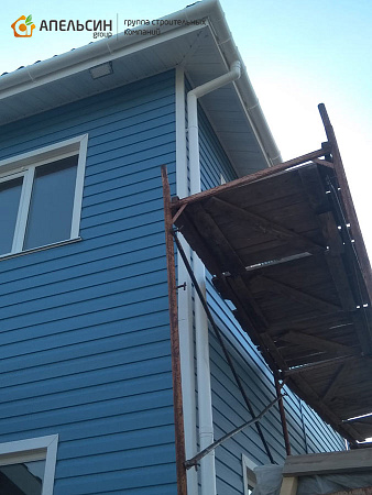 Монтаж фасада сайдингом Docke в д. Лесколово