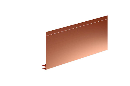 Ветровая планка (L-профиль) AQUASYSTEM (АКВАСИСТЕМ), Cu 0.45 мм, 200х2000 мм