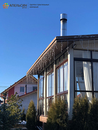 Монтаж водосточной системы Grand Line в д. Иннолово