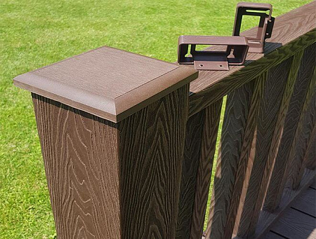 Столб TalverWood, 125x125x3000 мм, венге