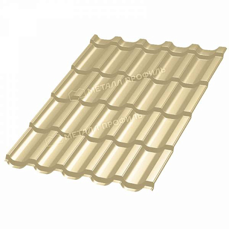Металлочерепица Металл Профиль Трамонтана, NormanMP 0.5, слоновая кость RAL1014