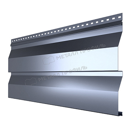 Металлический сайдинг Металл Профиль Корабельная доска, 0.5 PURMAN, galmei