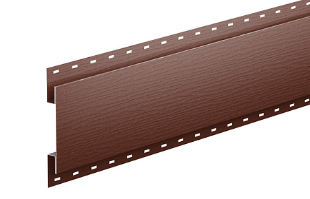 Стыковочный Н-профиль 100 Aquasystem, Pural 0.5, 3.0 м, RAL 8017 коричневый