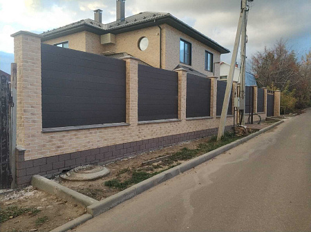 Фиброцементный сайдинг FCSPRO Вуд Клик, 3000x190x10 мм, серый в массе (под окраску)