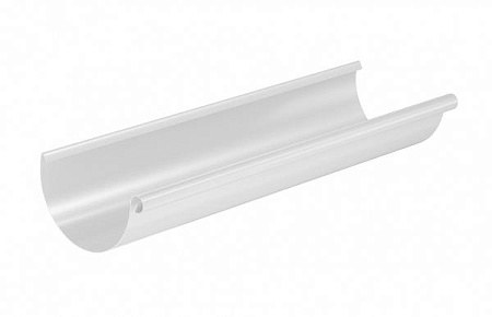 Желоб водосточный D150 Aquasystem Pural, 3 м, RR 20 мраморно-белый