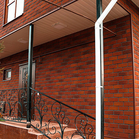 Фасадная плитка 1000х250 мм (2 кв.м/уп.) Технониколь Hauberk Кирпич, терракотовый