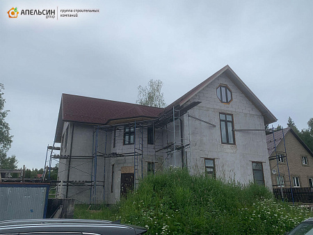 Монтаж фасадных панелей Альта Профиль Кирпич Рижский