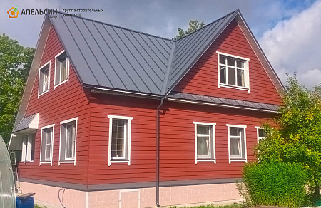 Реконструкция кровли и монтаж фасада в Вырице Реконструкция кровли и монтаж фасада в Вырице