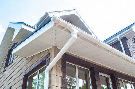 Колено 45° Docke LUX цвет пломбир (RAL 9003)